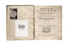 Historiae Lituanae pars prior [...] /Historiae Lituanae pars altera [...] LM-88, LM-89 TI/TII